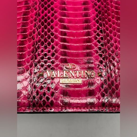 Valentino Garavani Snake Embossed Leather iPad Mini Case - Picture 5 of 7